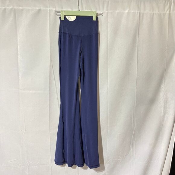 NEW S Short OFFLINE By Aerie Real Me High Waisted Crossover Legging Marbled Blue - Picture 7 of 10